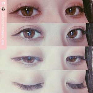 Re coco(リココ) ヘーゼルハニー のカラコン着画レポ