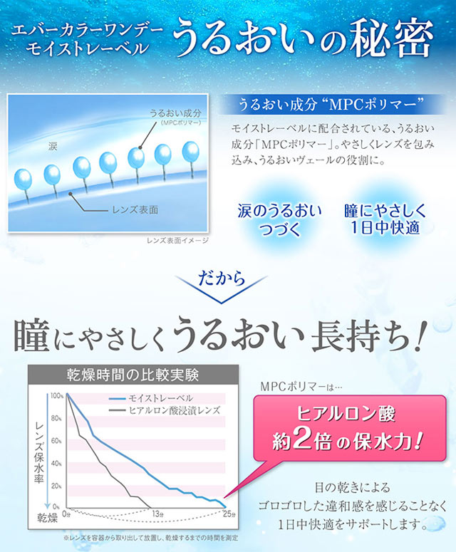 エバーカラーワンデーモイストレーベル説明