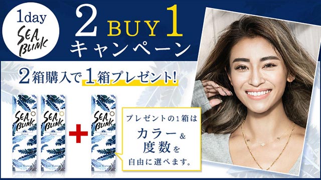 seablink1day 2buy1 1箱無料でプレゼントキャンペーン