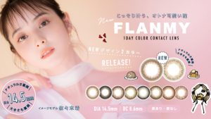 FLANMY(フランミー)カラコン 佐々木希イメージモデル