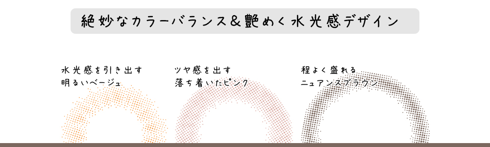 藤井夏恋カラコン エンジェルアイズ by KAREN - ローズブラウン[ROSE BROWN]のレンズデザイン
