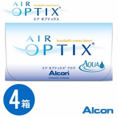 【送料無料】 エアオプティクスアクア 4箱セット